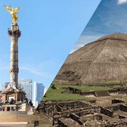 BlueBus. - Travel direct from downtown Mexico City to the Teotihuacan Pyramids!