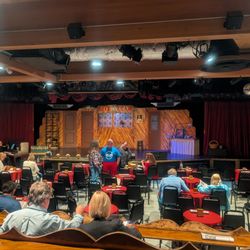 The Great American Melodrama and Vaudeville - The stage from back seating