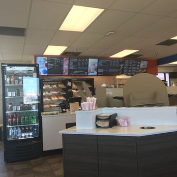 Dunkin' Donuts - he inside of a dunkin donuts restaurant - Donuts Near Me - Warren Air Force Base, Wyoming