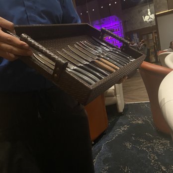 Prime & Pearl - You get to select your own steak knife! So fancy! - New American Near Me - Gainesville, Florida