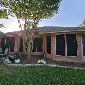 Austin Window Screens - Rear and side of house 90% on west and south sides 80% for the balance. - Shades & Blinds Near Me Austin Window Screens - Rear and side of house 90% on west and south sides 80% for the balance. - Shades & Blinds Near Me