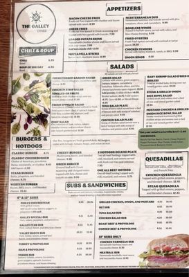Menu photo 2 The Galley Harrisonburg, VA Menu photo 2 The Galley Harrisonburg, VA