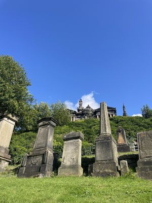 The Glasgow Necropolis by null