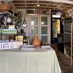 Green Family Farms - Farm Store- has eggs, meat, milk, honey, baked goods, homemade soap, crocheted wash rags, cut flowers, etc.