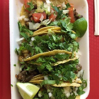 Taco California - Tacos (top to bottom) California, marinated pork, chicken, steak - Tacos Near Me - Winter Haven, Florida Taco California - Tacos (top to bottom) California, marinated pork, chicken, steak - Tacos Near Me - Winter Haven, Florida