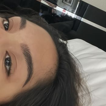 KTLN Studio - Brows after first appointment  2 - Eyebrow Services Near Me - Clovis, California