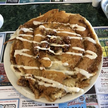 Metro Diner - Giant cinnamon roll pancake, to die for... - Breakfast & Brunch Near Me - Jacksonville, Florida