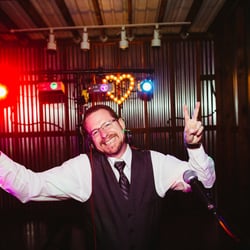 JT killing it at our wedding! Photo credit: Ely Roberts Photography
