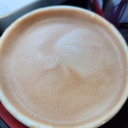 Cheery blossom mocha with oat milk