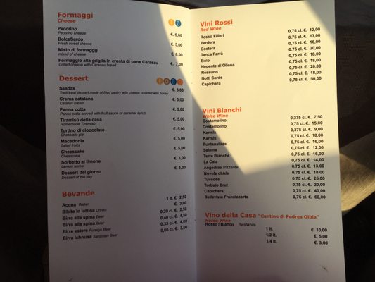 Menu photo 2 La Pergola Murta Maria, OT
