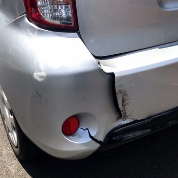 Baba's Auto Gloss - Our damaged bumper before replacement - Body Shops Near Me - Waipahu, Hawaii Baba's Auto Gloss - Our damaged bumper before replacement - Body Shops Near Me - Waipahu, Hawaii