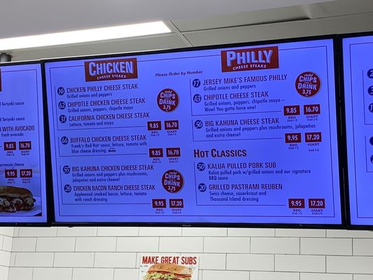 Menu photo 3 Jersey Mike's Subs Kapolei, HI
