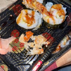 OEC Japanese Express - Spider roll, full of shell.