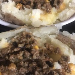 CWL's Smoked Meat n Catering - Twice baked Shepherds Pie stuffed Potato