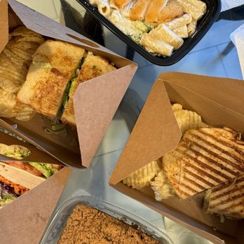Prepped With Love - Rainbow Sandwich, Chicken Pesto Panini, Tuna Melt, cinnamon banana bread, walnut banana bread, chicken alfredo - Caterers Near Me - Westminster, California