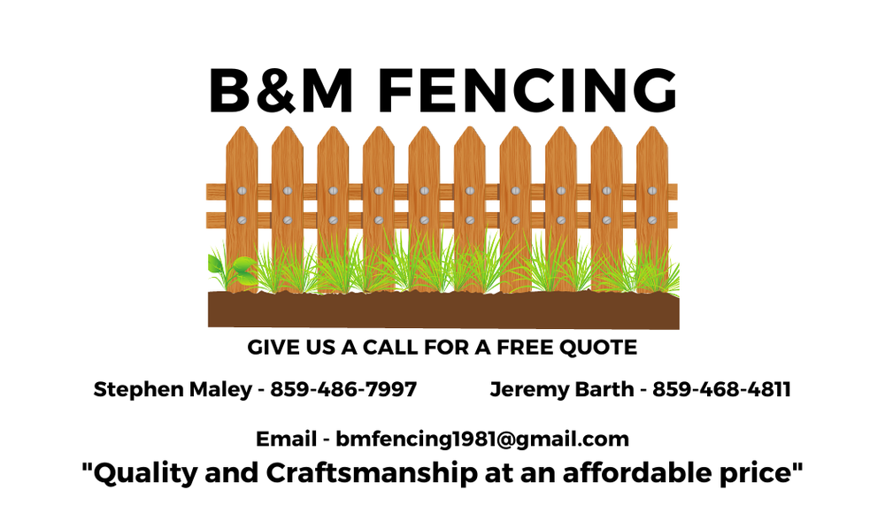 B&M FENCING Independence, Kentucky Fences & Gates Phone Number Yelp