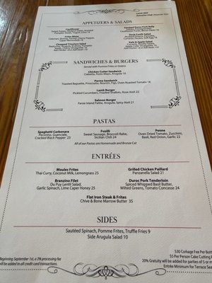 Menu photo 1 Satis Bistro Jersey City, NJ