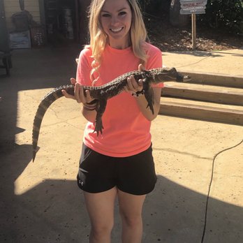 Congo River Golf - Hold an alligator for $10 - Amusement Parks Near Me - Daytona Beach Shores, Florida