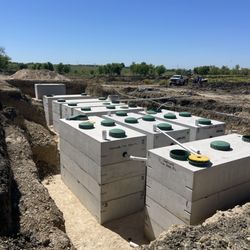 B & J Wakefield Services - RV Park installation. 5000 gal/day high strength