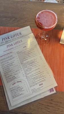 Menu photo 7 Pink Lotus Thai Restaurant Atlanta, GA