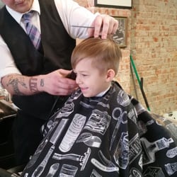 Lockhart's Barber Shop - One happy little boy! Thanks Lockhart's!