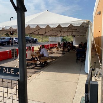 4 Noses Brewing Company - Additional outdoor area reminds me of Oktoberfest, without the adorning flowers to make it look pretty. - Breweries Near Me - Broomfield, Colorado