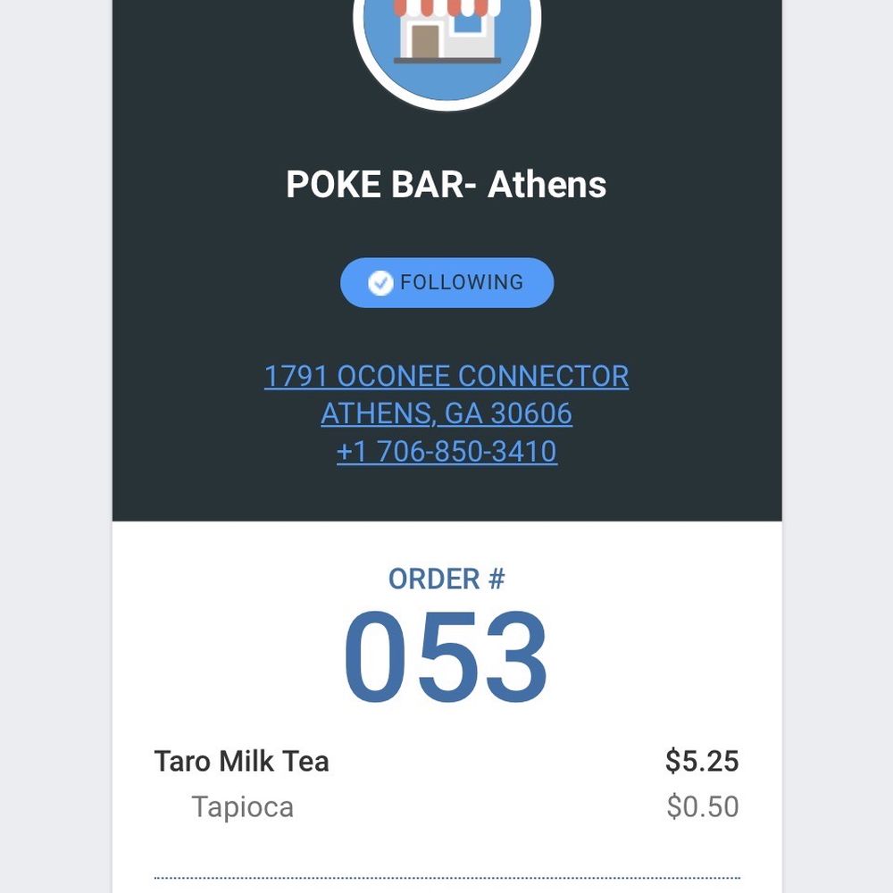 Poke - Athens - Receipt - Poke Near Me - Athens, Georgia Poke - Athens - Receipt - Poke Near Me - Athens, Georgia