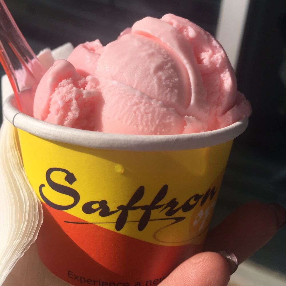 Saffron Spot - Rose ice cream - Desserts Near Me - Artesia, California