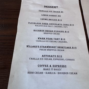 The Golden Pear - Dessert menu - Chicken Wings Near Me - Walnut Creek, California The Golden Pear - Dessert menu - Chicken Wings Near Me - Walnut Creek, California