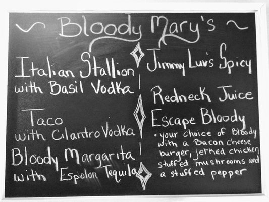 Menu photo 5 Escape on 2nd Ave Clayton, WI