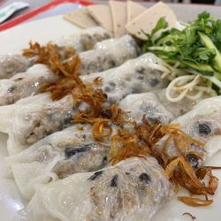 Grand Century Mall Food Court - Banh Cuon. Soooooo good! 5/5 all the way!
