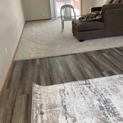 Vinyl flooring and carpet