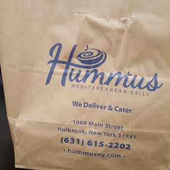 Hummus Mediterranean - The to go bag - Mediterranean Near Me - Holbrook, New York Hummus Mediterranean - The to go bag - Mediterranean Near Me - Holbrook, New York
