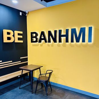 Be Banh Mi - a bench and a sign - Vietnamese Near Me - Duluth, Georgia