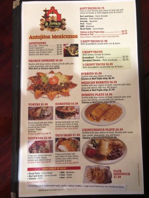 Menu photo 8 La Terraza Mexican Grill Seadrift, TX Menu photo 8 La Terraza Mexican Grill Seadrift, TX