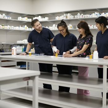 UEI College - Reseda - Pharmacy Technician students working in lab with instructor guidance. - Adult Education Near Me - Reseda, California UEI College - Reseda - Pharmacy Technician students working in lab with instructor guidance. - Adult Education Near Me - Reseda, California