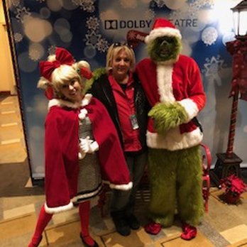 Magical Holiday Designs - the Grinch and Cindy Lu who with me at the Dolby Theater - Holiday Decorating Services Near Me Magical Holiday Designs - the Grinch and Cindy Lu who with me at the Dolby Theater - Holiday Decorating Services Near Me