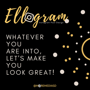 More Media Marketing - More Media SD brings you Ellogram, our Instagram post design service for businesses, marketing and PR agencies. - Graphic Design Near Me More Media Marketing - More Media SD brings you Ellogram, our Instagram post design service for businesses, marketing and PR agencies. - Graphic Design Near Me