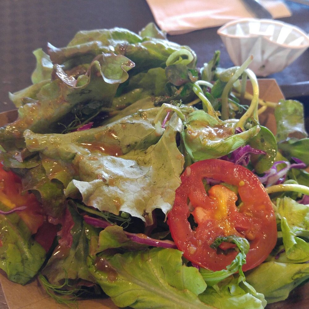 Grassburger - Small salad with lemon vinaigrette - Burgers Near Me - Albuquerque, New Mexico