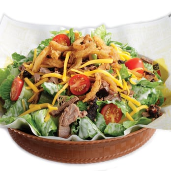 Dickey's Barbecue Pit - a salad in a basket - Barbeque Near Me - Lumberton, Texas