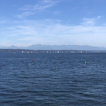 Ray's Boathouse - View from deck - New American Near Me - Seattle, Washington