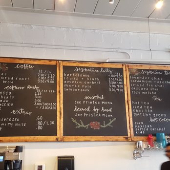 Brewpoint Craft Elmhurst - Pretty menu board, decent pricing. Seasonal offerings are a separate menu. - Coffee & Tea Near Me - Elmhurst, Illinois