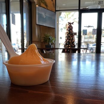Island Fin Poke - Sample of orange and pineapple Dole Whip - Poke Near Me - Windermere, Florida Island Fin Poke - Sample of orange and pineapple Dole Whip - Poke Near Me - Windermere, Florida