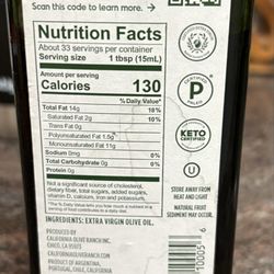 California Olive Ranch - Nutrition Information 09/24/25