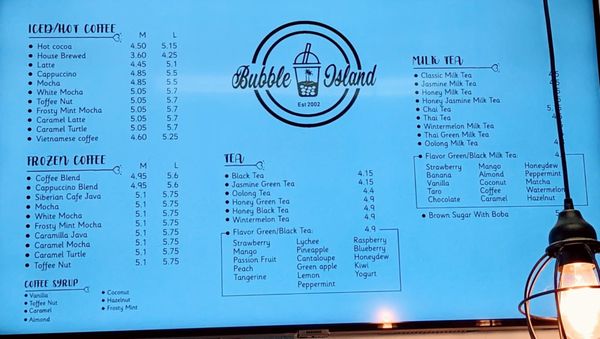 Menu photo 1 Bubble Island Houston, TX Menu photo 1 Bubble Island Houston, TX