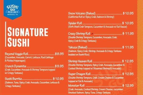 Menu photo 4 Sushi Go McKinney, TX Menu photo 4 Sushi Go McKinney, TX