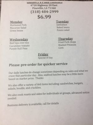 Menu photo 6 Guillory's Specialty Meats Pineville, LA Menu photo 6 Guillory's Specialty Meats Pineville, LA