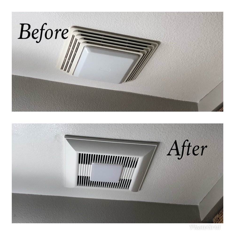 Trusty Justin - Changed out my noisy bathroom fan. It wasn't as easy as the instructions make it sound, but he made it happen. - Handyman Near Me - Orange, California Trusty Justin - Changed out my noisy bathroom fan. It wasn't as easy as the instructions make it sound, but he made it happen. - Handyman Near Me - Orange, California
