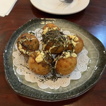Ichiban Ramen - Takoyaki (Octopus dumplings). Recommend trying - Sushi Bars Near Me - Homer Glen, Illinois
