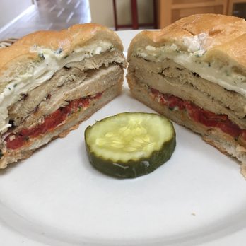 Lange's Delicatessen - Camilas creation - grilled chicken fresh mozz and roasted red peppers - Delis Near Me - Bronxville, New York